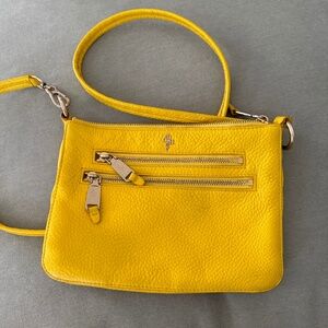 Yellow Cole Haan Cross Body Bag
